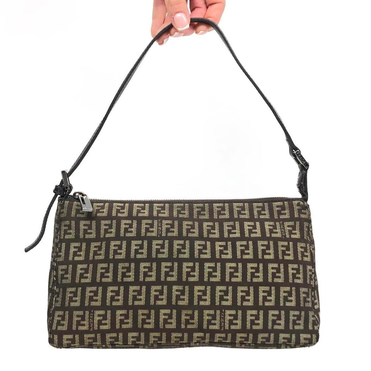 FENDI ZUCCA SHOULDER BAG
