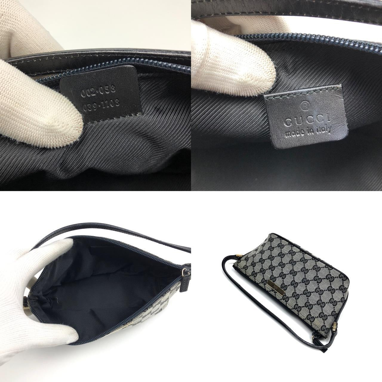 GUCCI MONOGRAM SHOULDER BAG