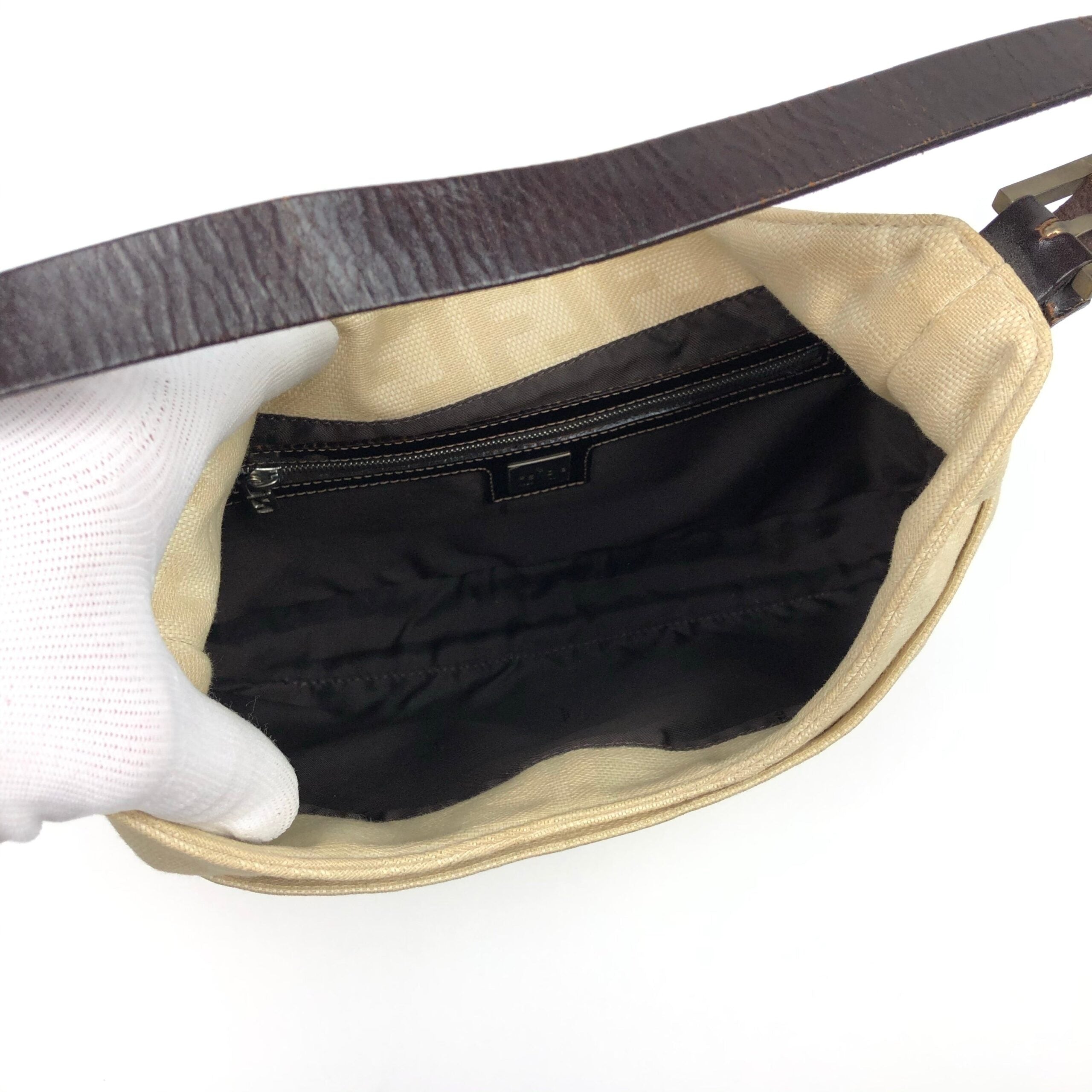 FENDI ZUCCA SHOULDER BAG