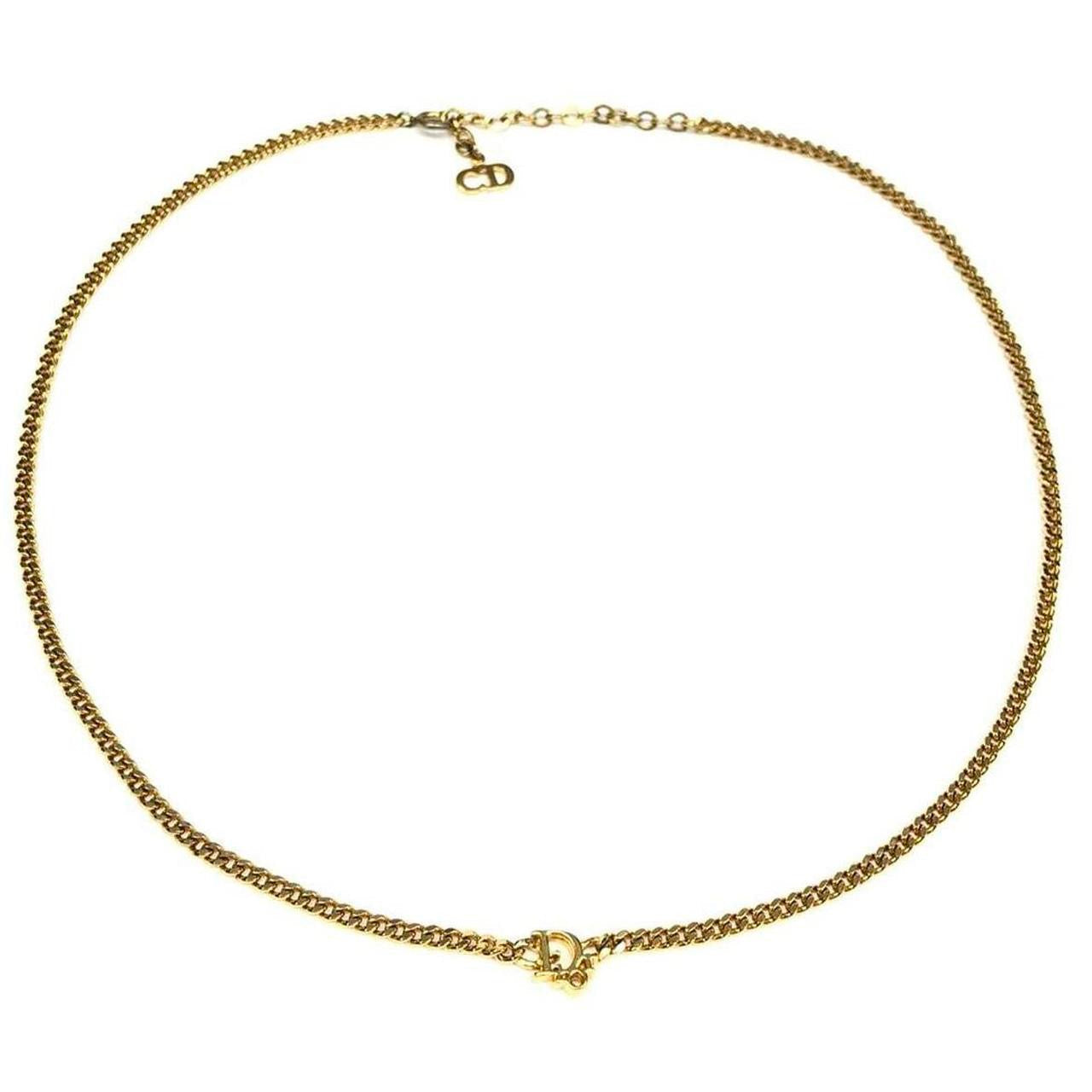 CHRISTIAN DIOR MONOGRAM NECKLACE