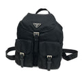 PRADA NYLON DOUBLE BUCKLE BACKPACK