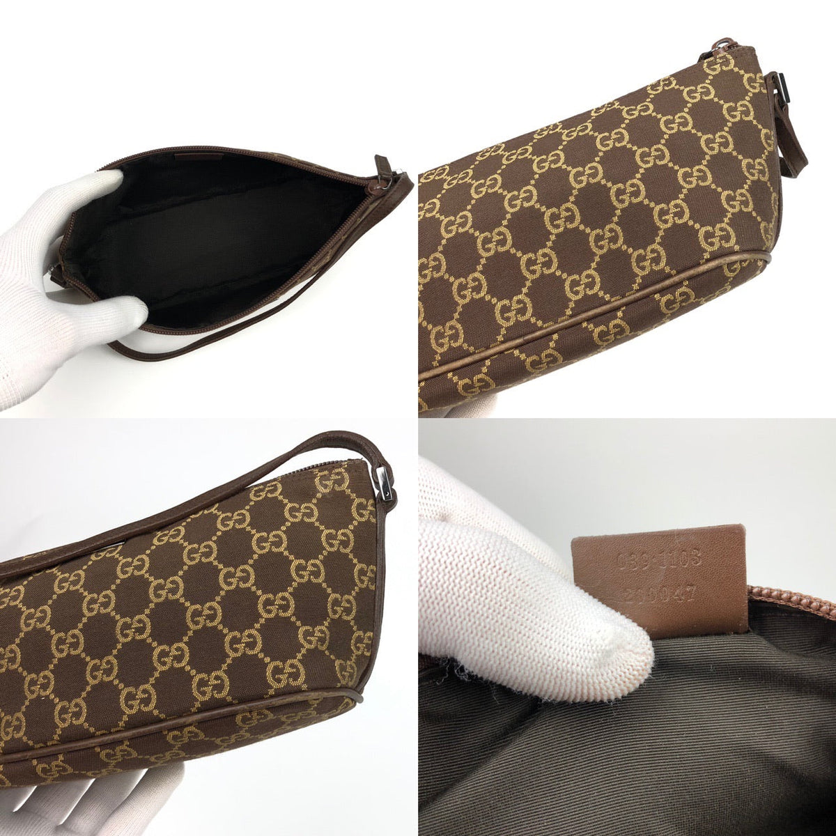 GUCCI MONOGRAM SHOULDER BAG