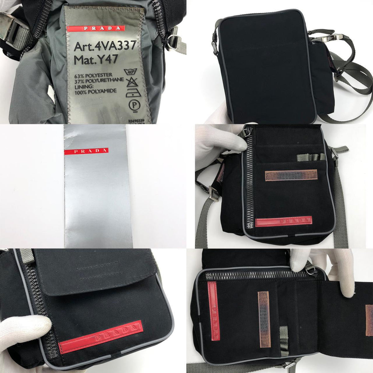 PRADA SPORT MULTI POCKET CROSSBODY BAG