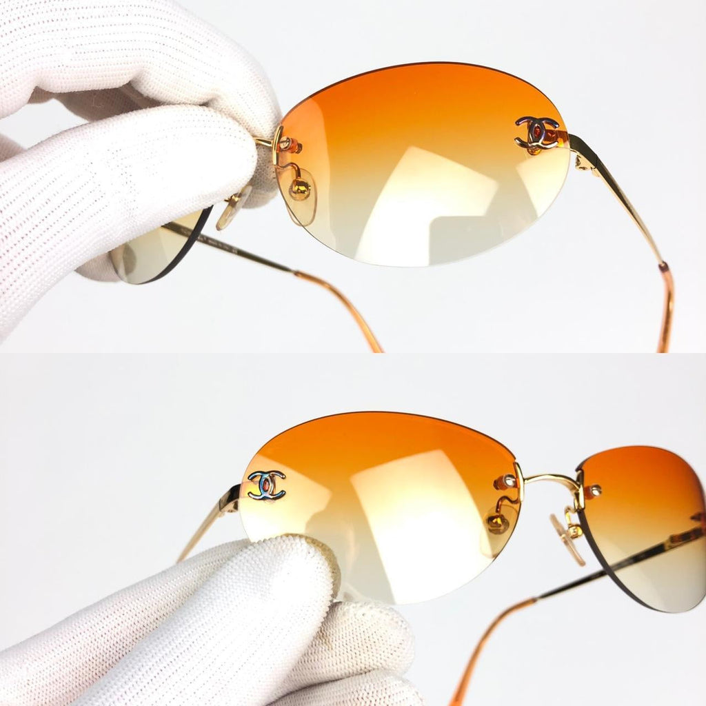 CHANEL RIMLESS SUNGLASSES