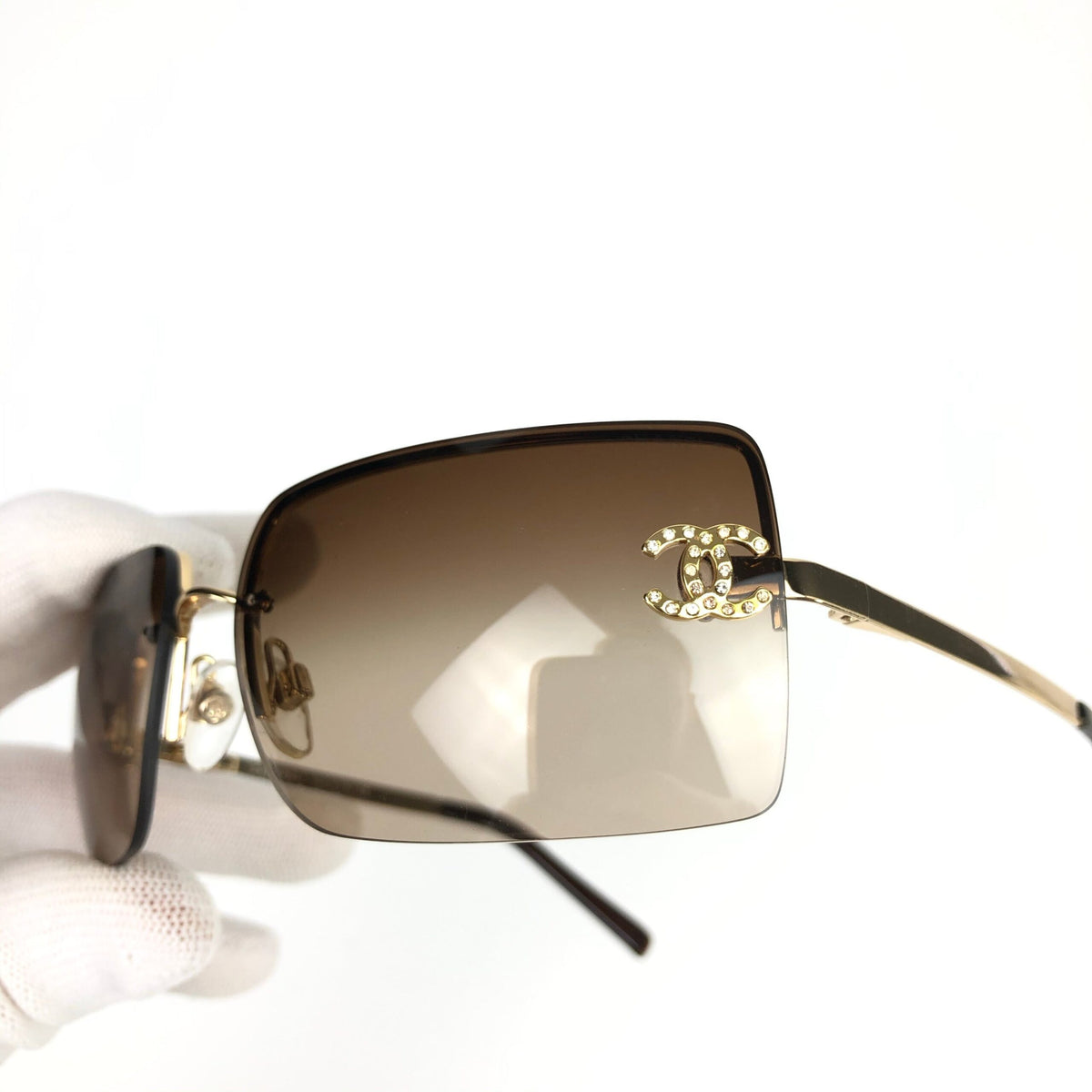 CHANEL RIMLESS SUNGLASSES