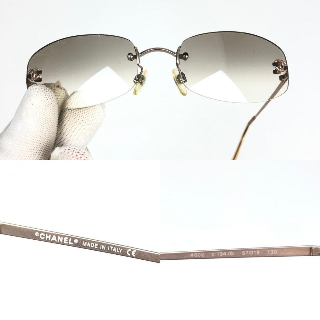 CHANEL RIMLESS SUNGLASSES