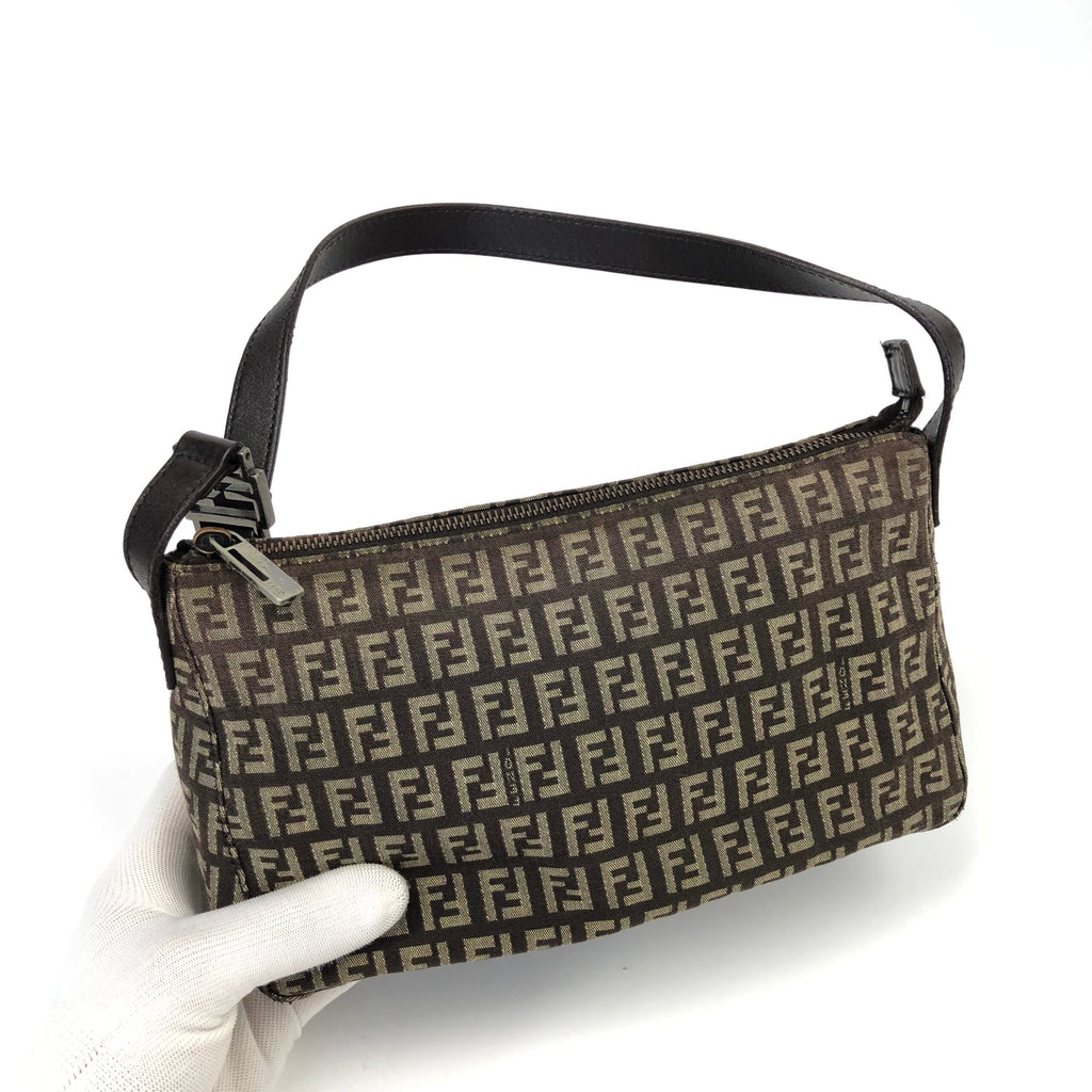 FENDI ZUCCA SHOULDER BAG