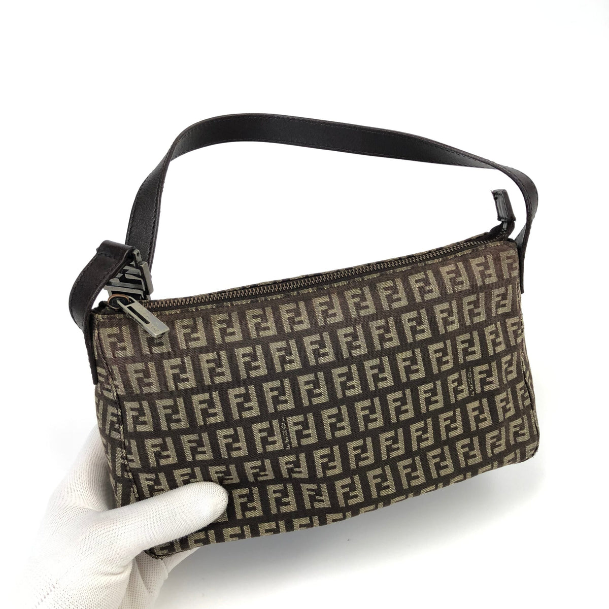 FENDI ZUCCA SHOULDER BAG
