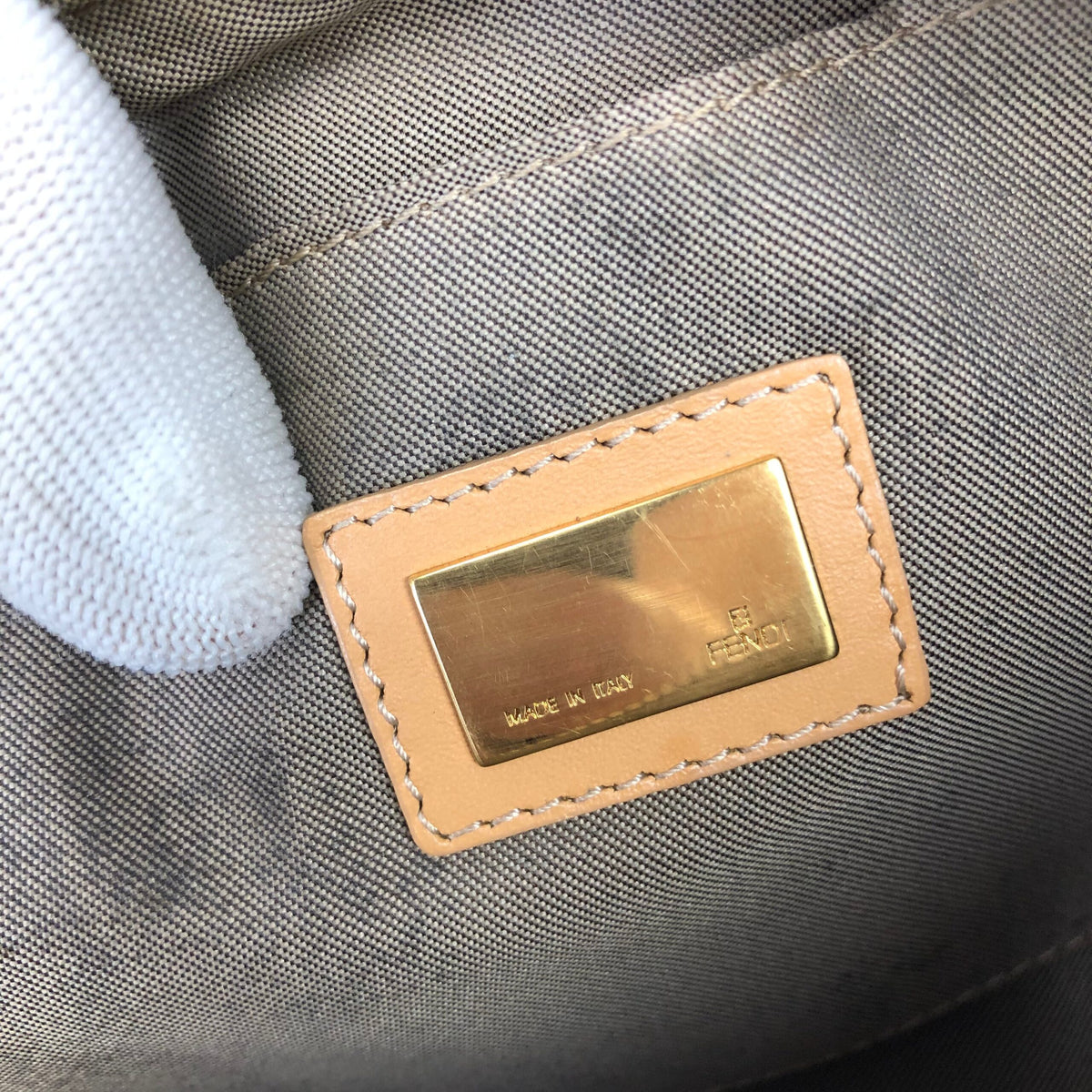 FENDI ZUCCA SHOULDER BAG