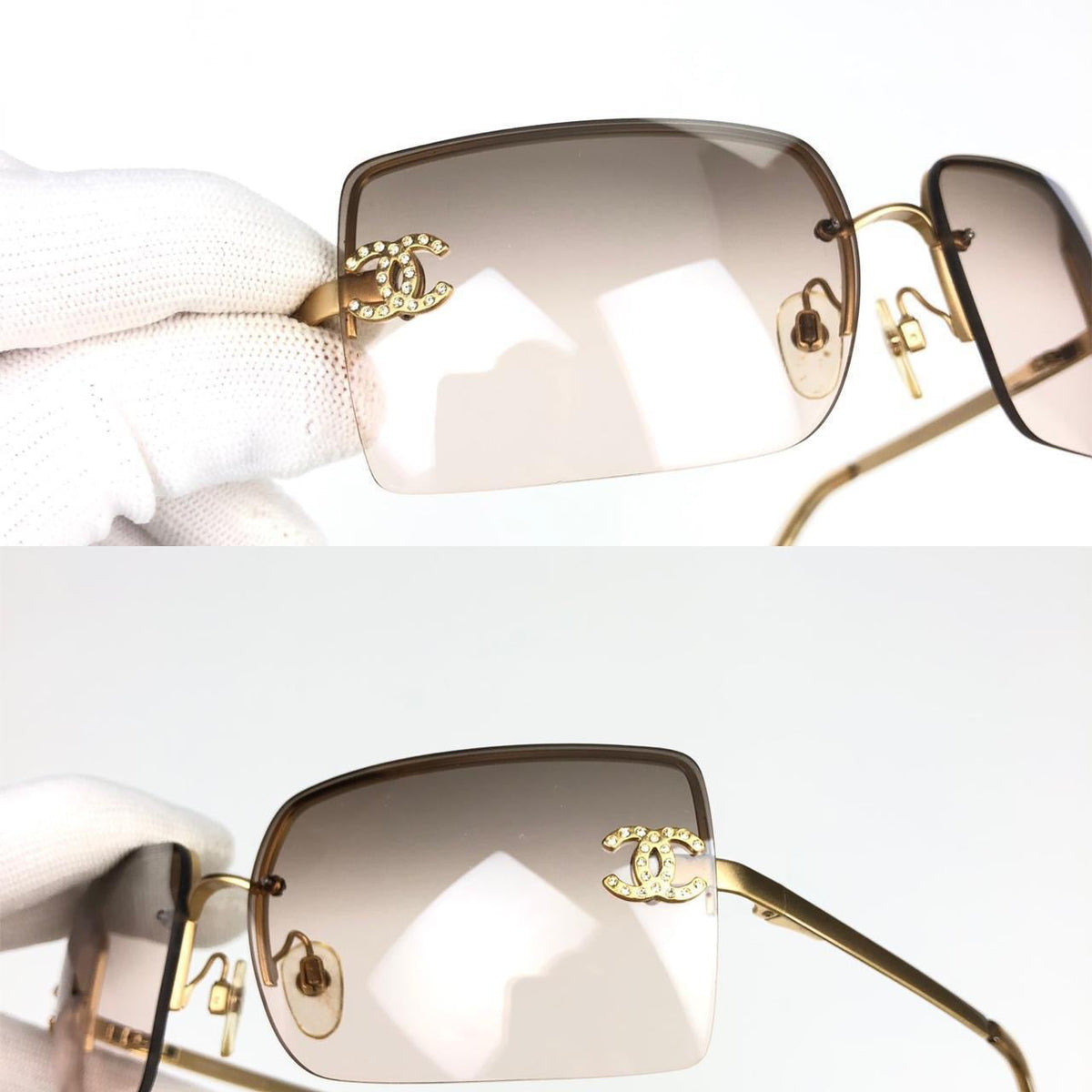 CHANEL RIMLESS SUNGLASSES
