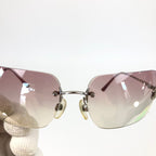 CHANEL RIMLESS SUNGLASSES