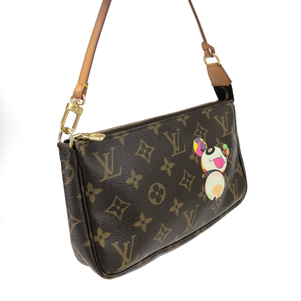 LOUIS VUITTON TAKASHI MURAKAMI PANDA POCHETTE BAG