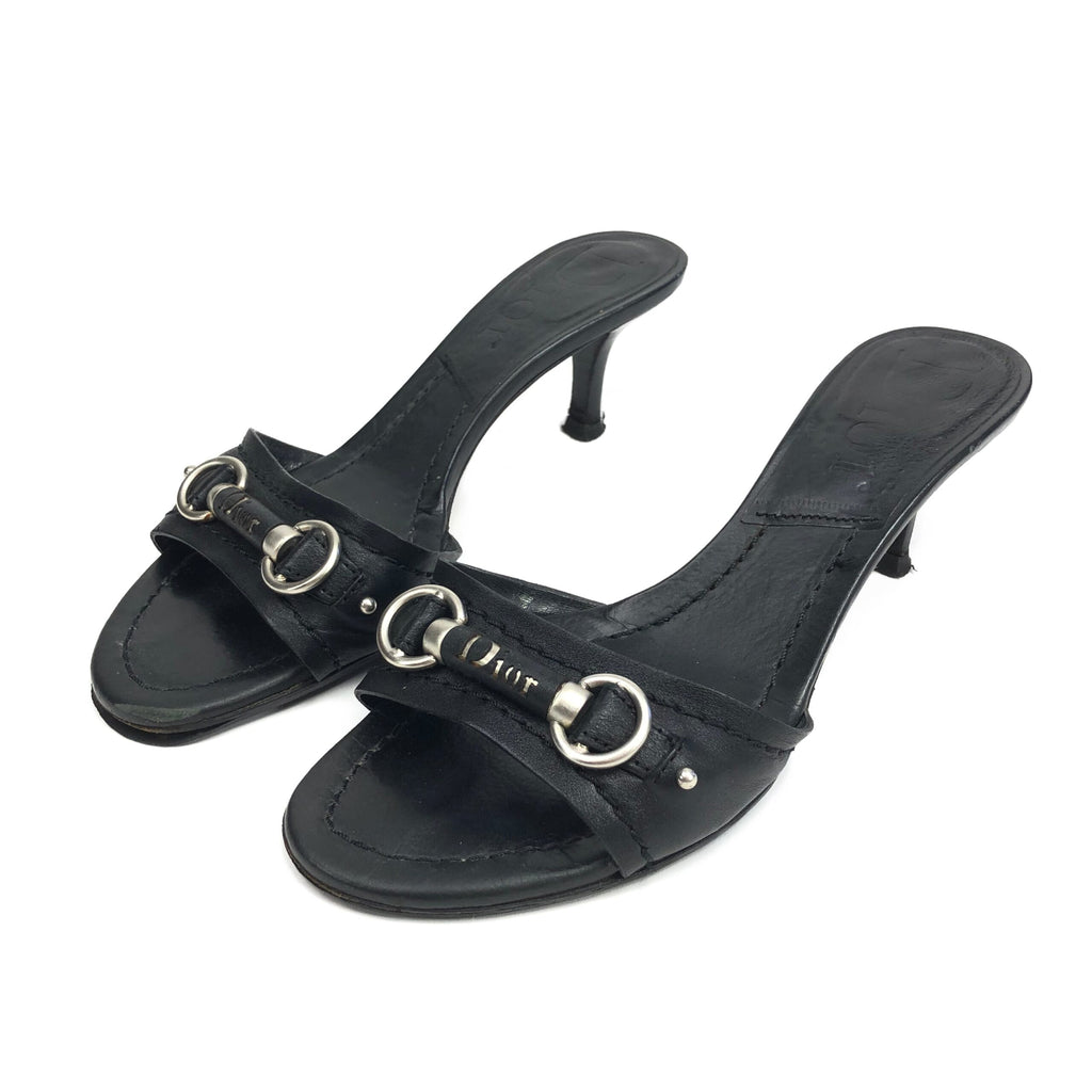 CHRISTIAN DIOR KITTEN HEELS -  UK 3 / US 5 / EU 36