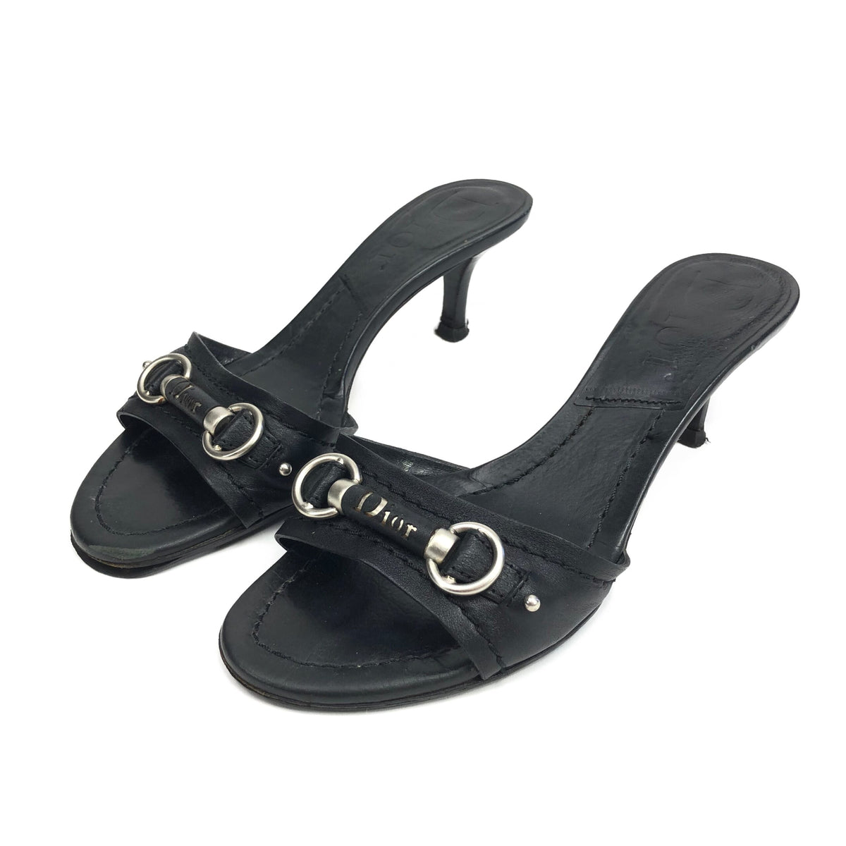 CHRISTIAN DIOR KITTEN HEELS -  UK 3 / US 5 / EU 36