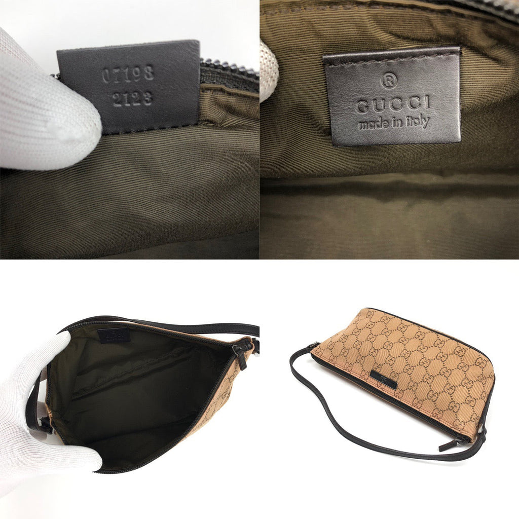 GUCCI MONOGRAM SHOULDER BAG