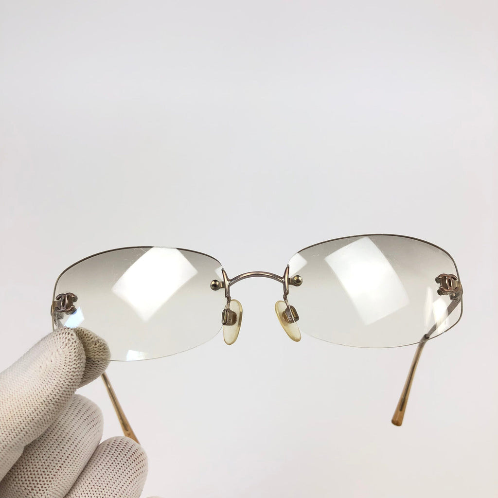 CHANEL RIMLESS SUNGLASSES