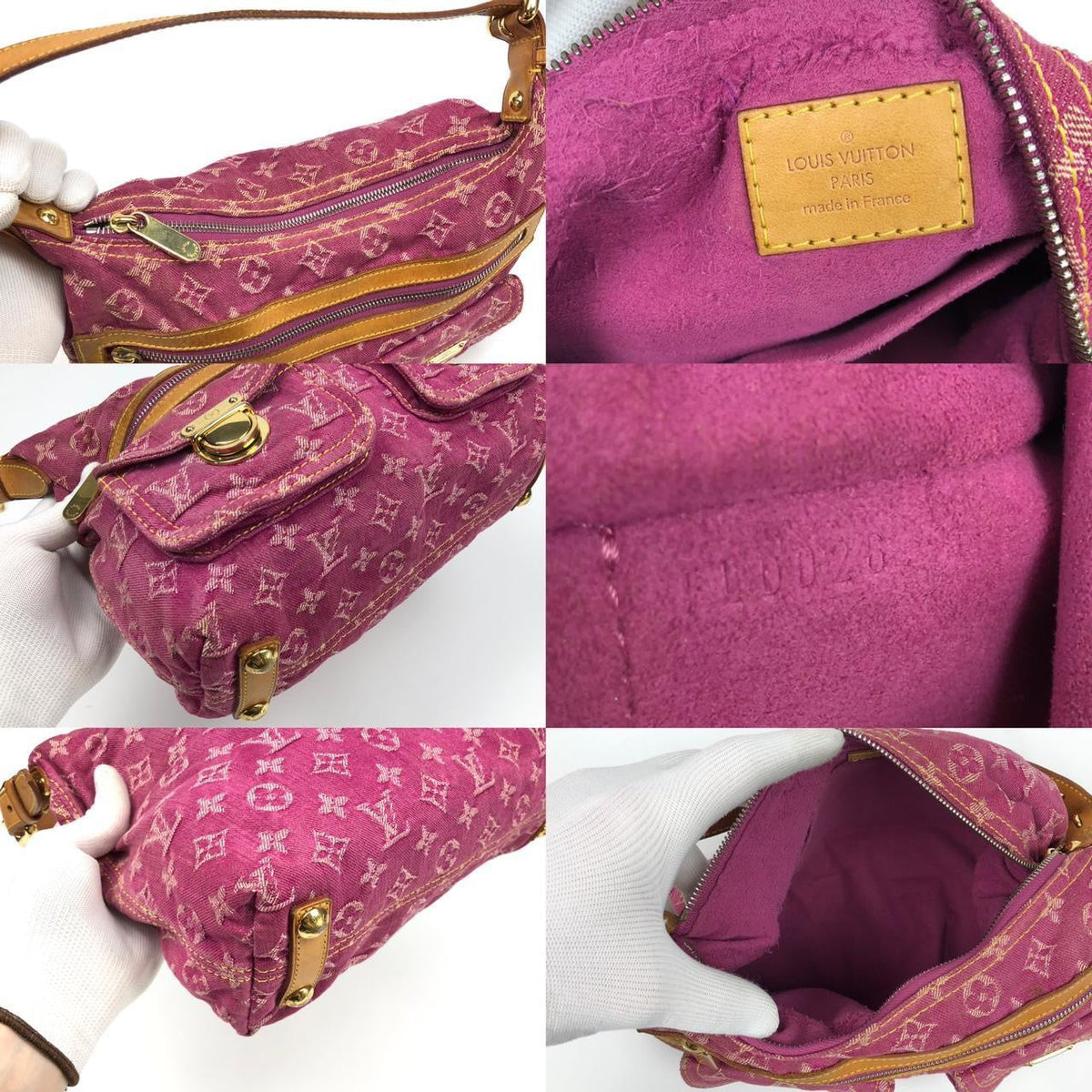LOUIS VUITTON DENIM SHOULDER BAG
