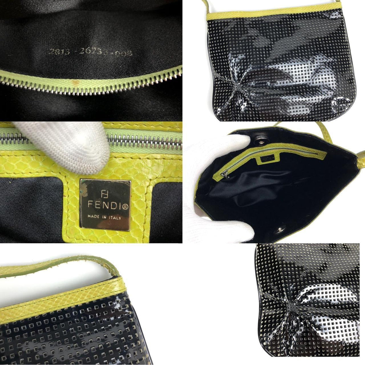FENDI ZUCCA SHOULDER BAG