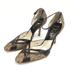 CHRISTIAN DIOR MONOGRAM HEELS -  UK 2.5, US 4.5, EU 35.5