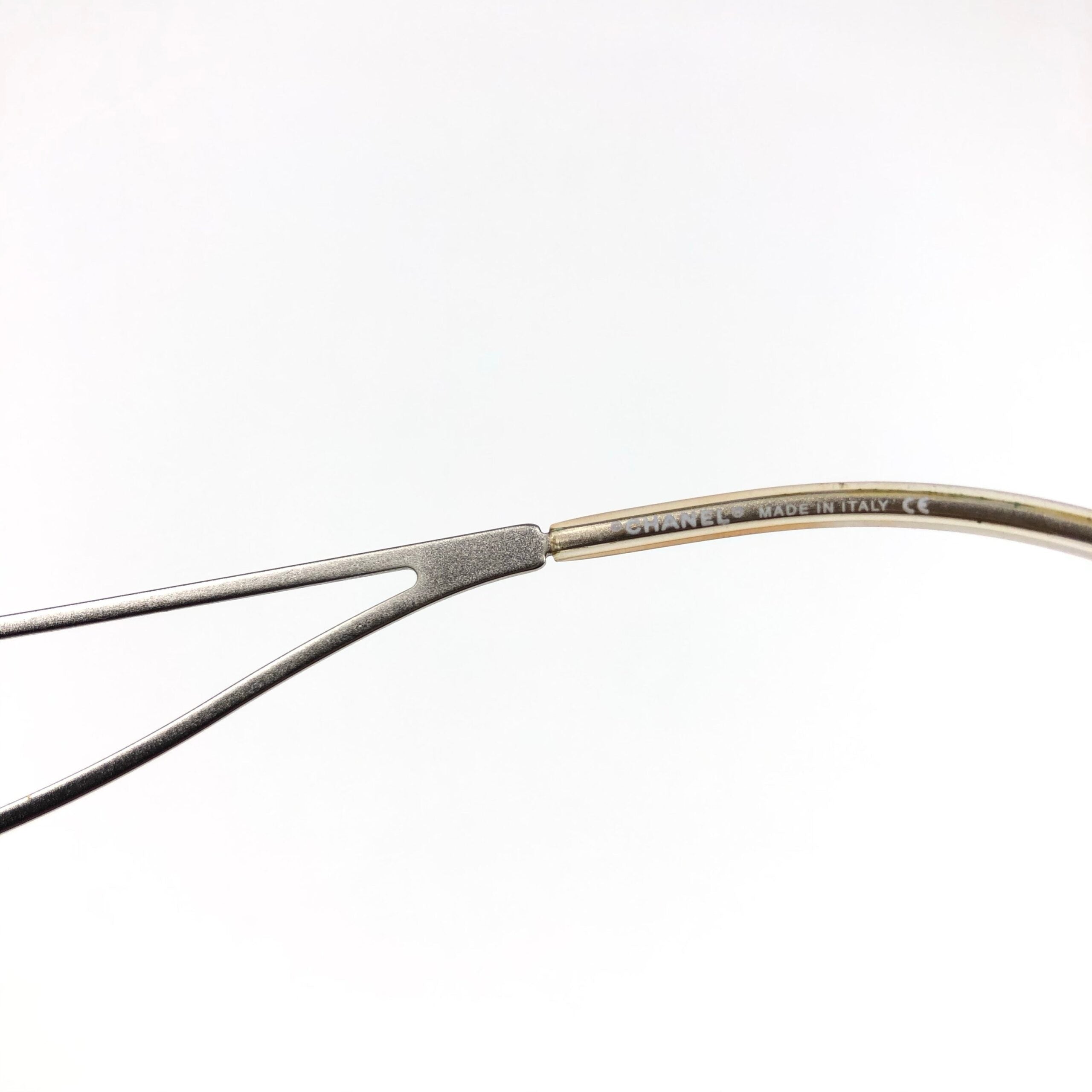 CHANEL RIMLESS VISOR SUNGLASSES