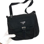 PRADA NYLON BUCKLE CROSSBODY BAG