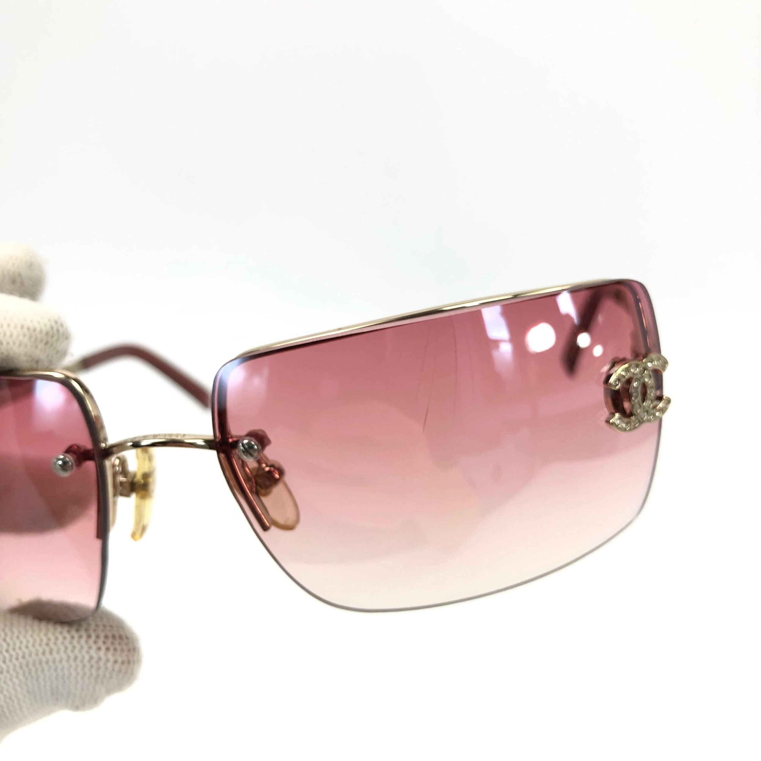 CHANEL RIMLESS SUNGLASSES