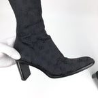 GUCCI MONOGRAM BOOTS