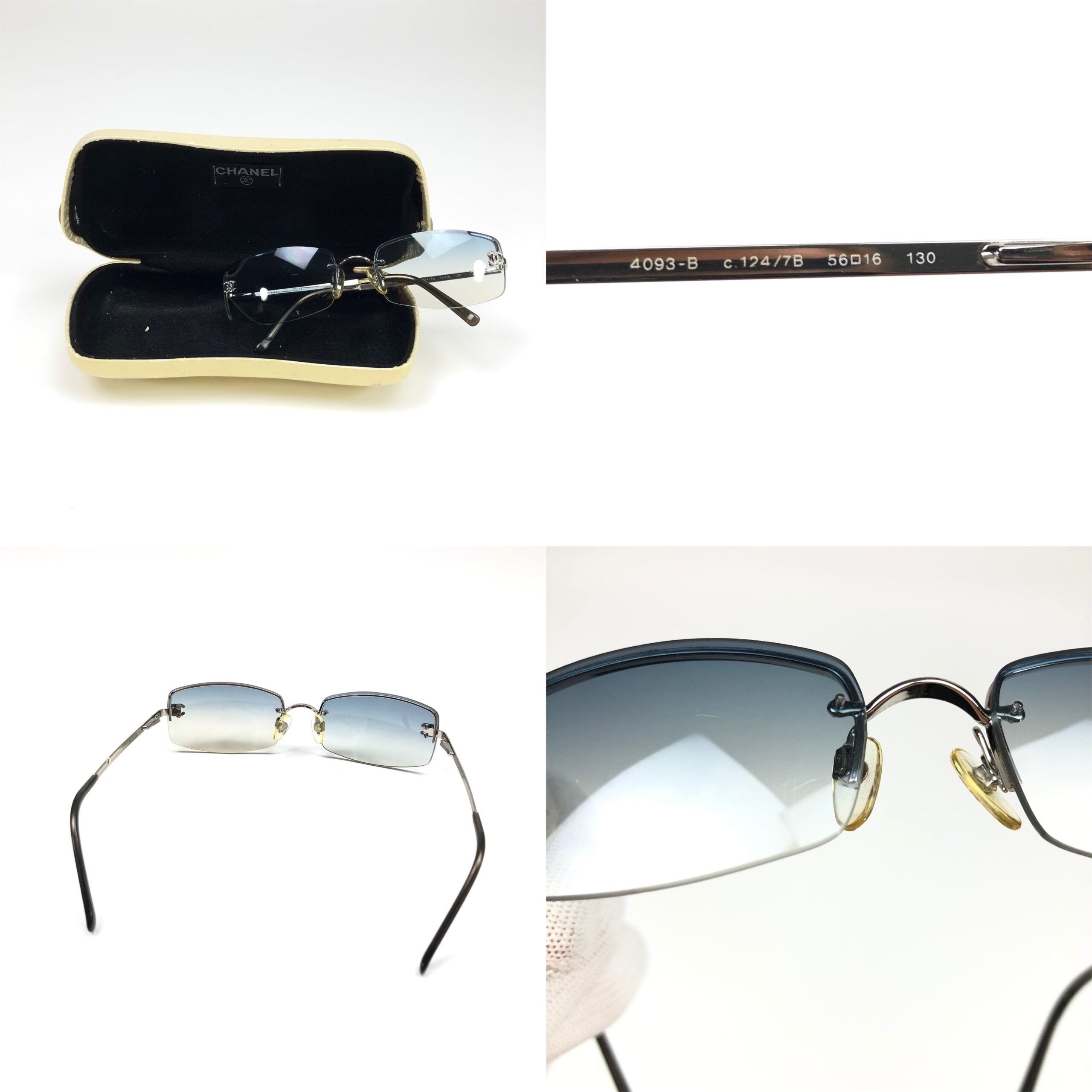 CHANEL BLUE GRADIENT SUNGLASSES