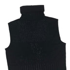 CHRISTIAN DIOR SHEER TURTLE NECK TOP