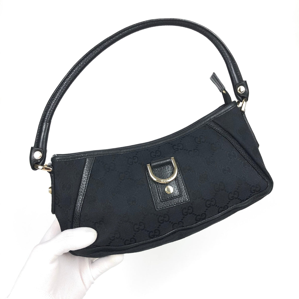 GUCCI MONOGRAM SHOULDER BAG