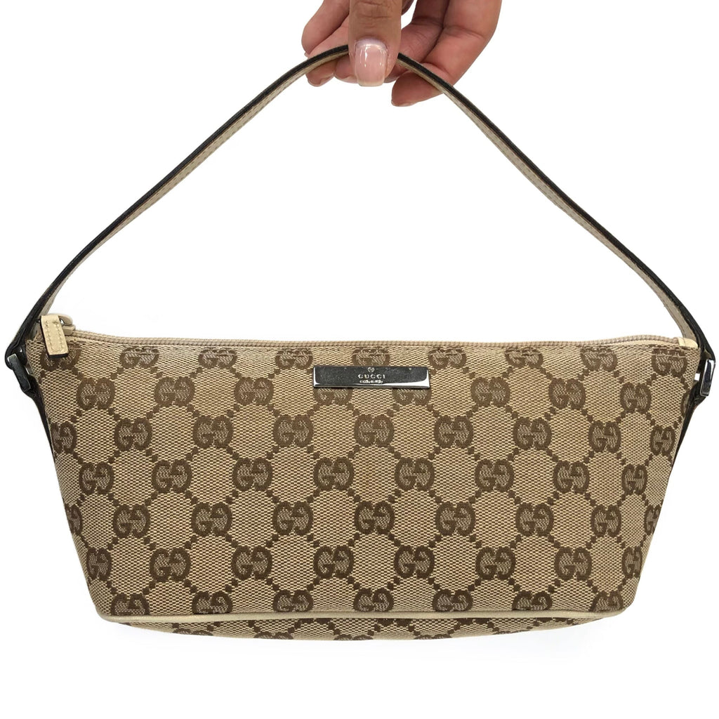 GUCCI MONOGRAM SHOULDER BAG