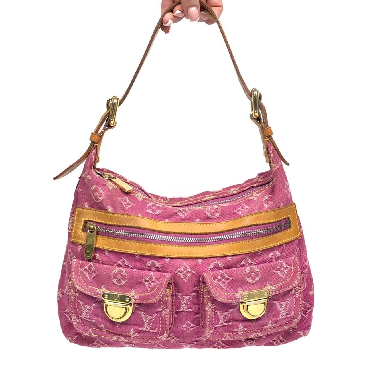 LOUIS VUITTON DENIM SHOULDER BAG