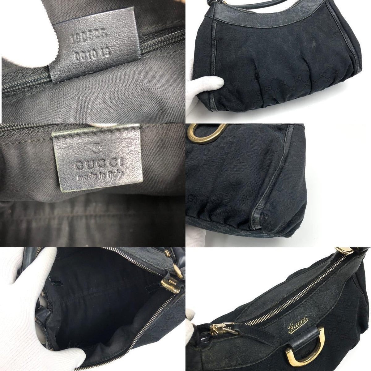 GUCCI MONOGRAM SHOULDER BAG