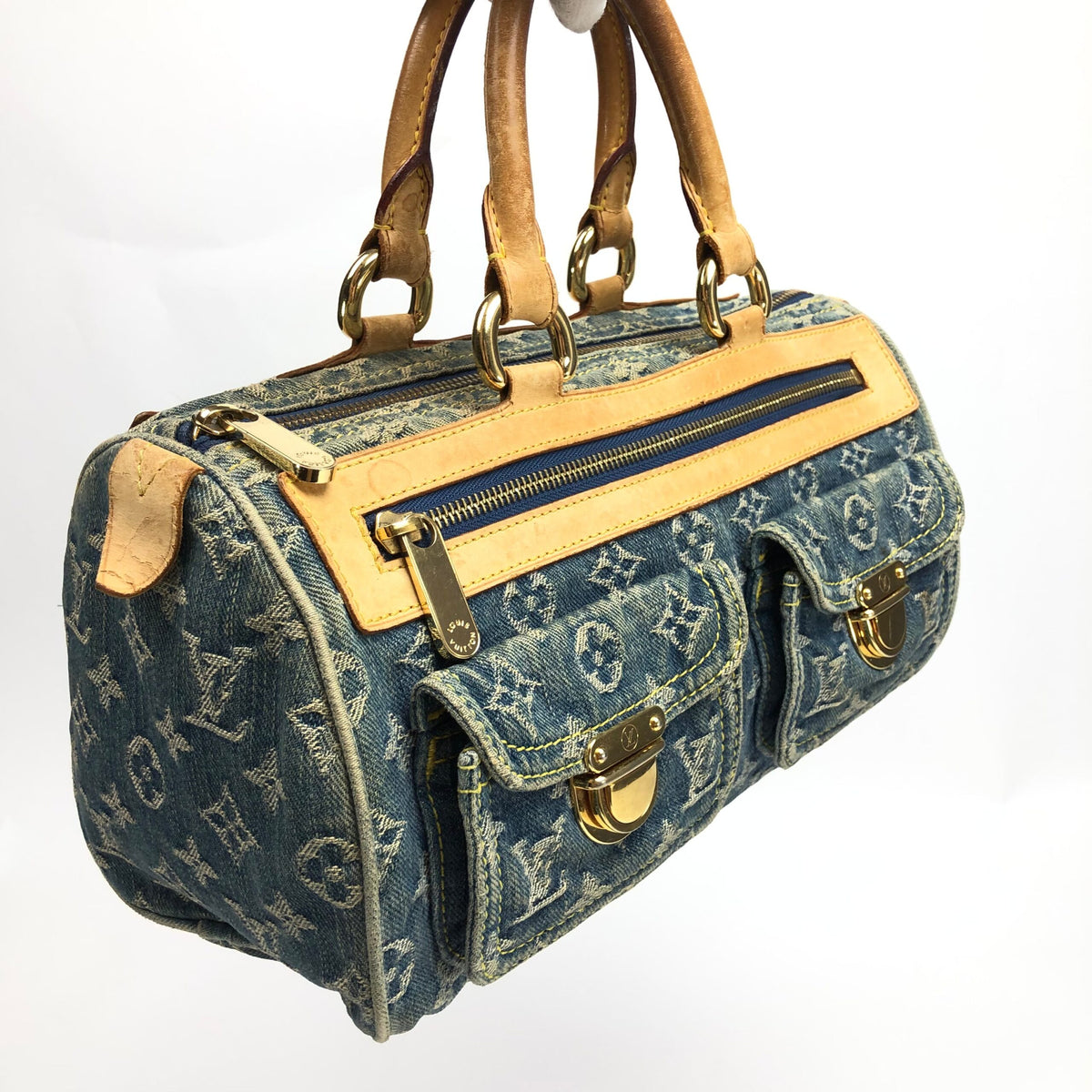 LOUIS VUITTON NEO SPEEDY DENIM BAG