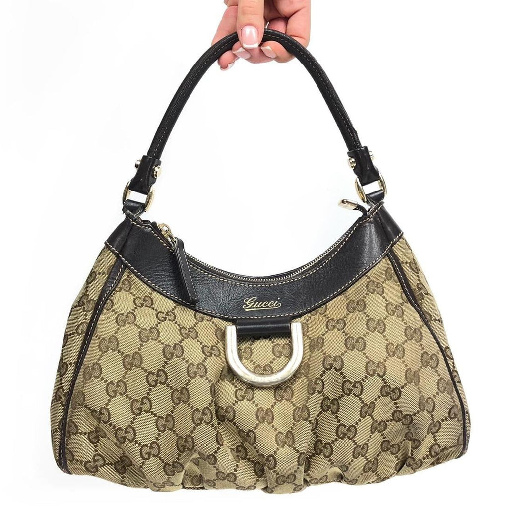 GUCCI MONOGRAM SHOULDER BAG