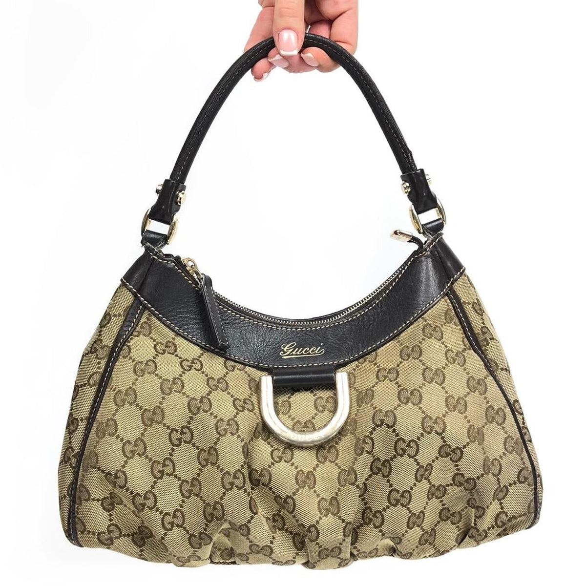GUCCI MONOGRAM SHOULDER BAG