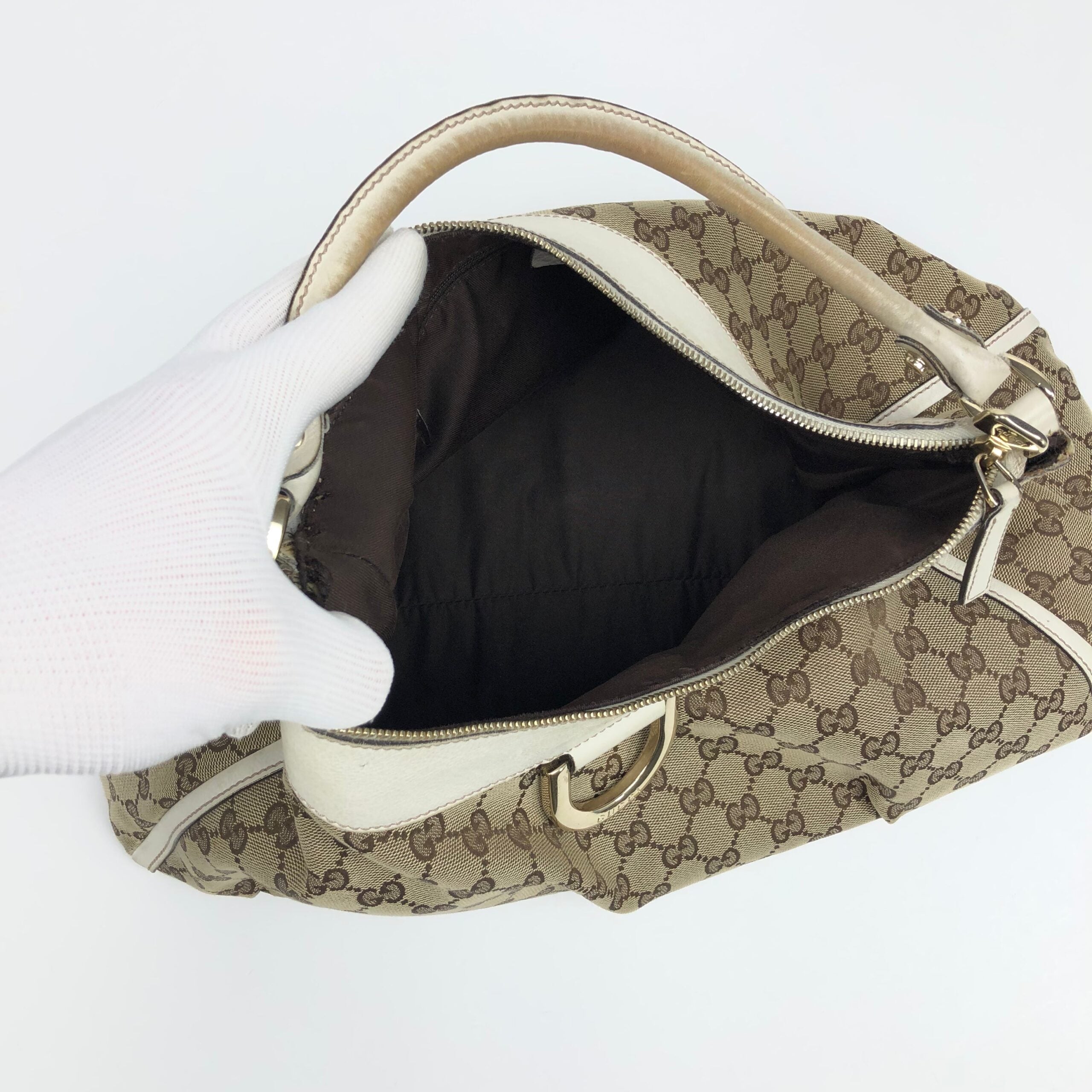 GUCCI MONOGRAM ABBEY BAG