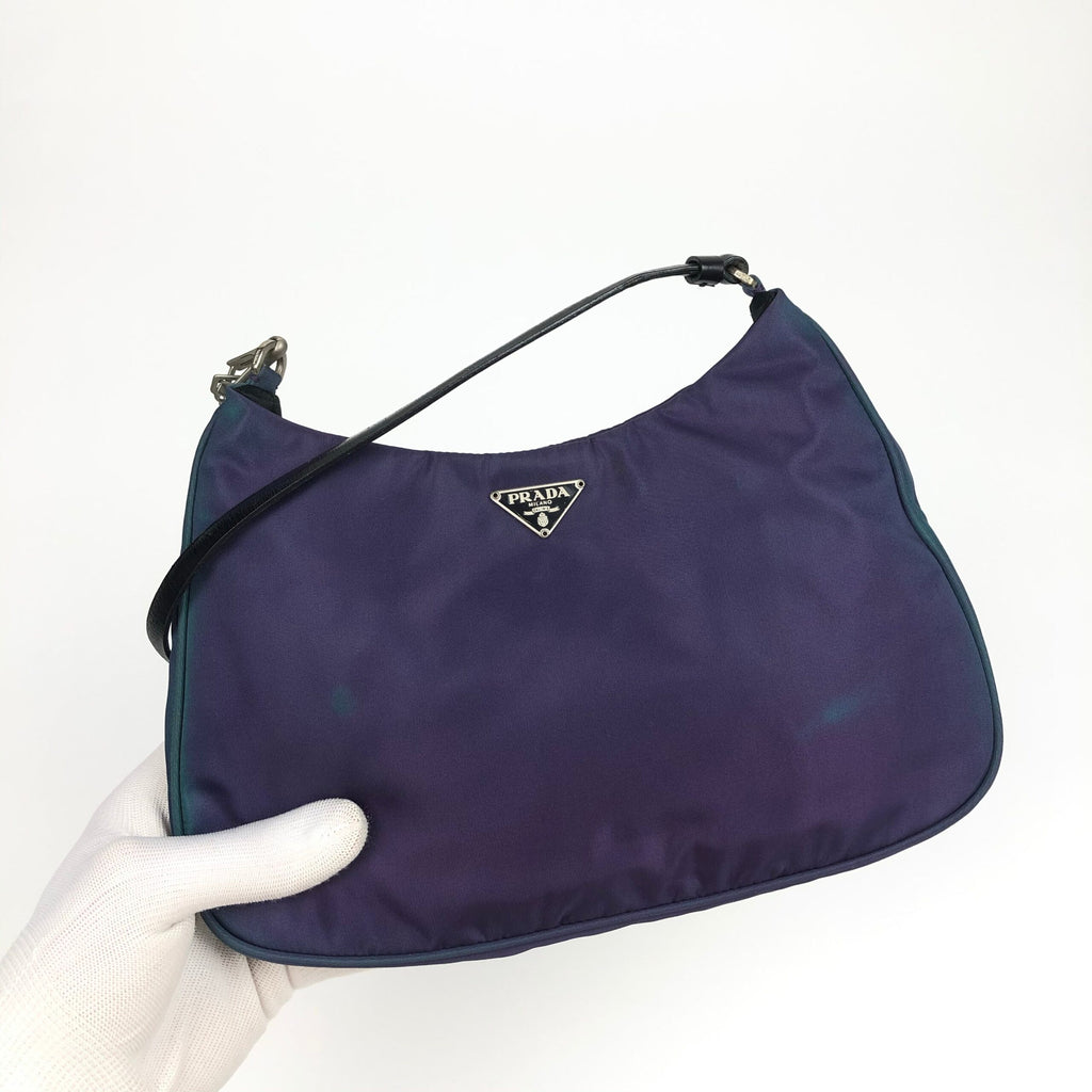 PRADA TWO-TONE SHOULDER BAG