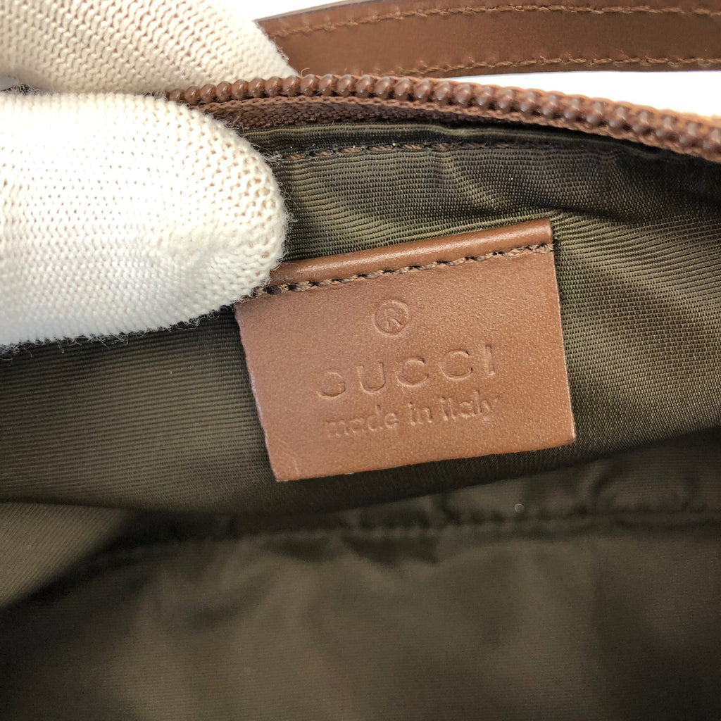 GUCCI MONOGRAM SHOULDER BAG