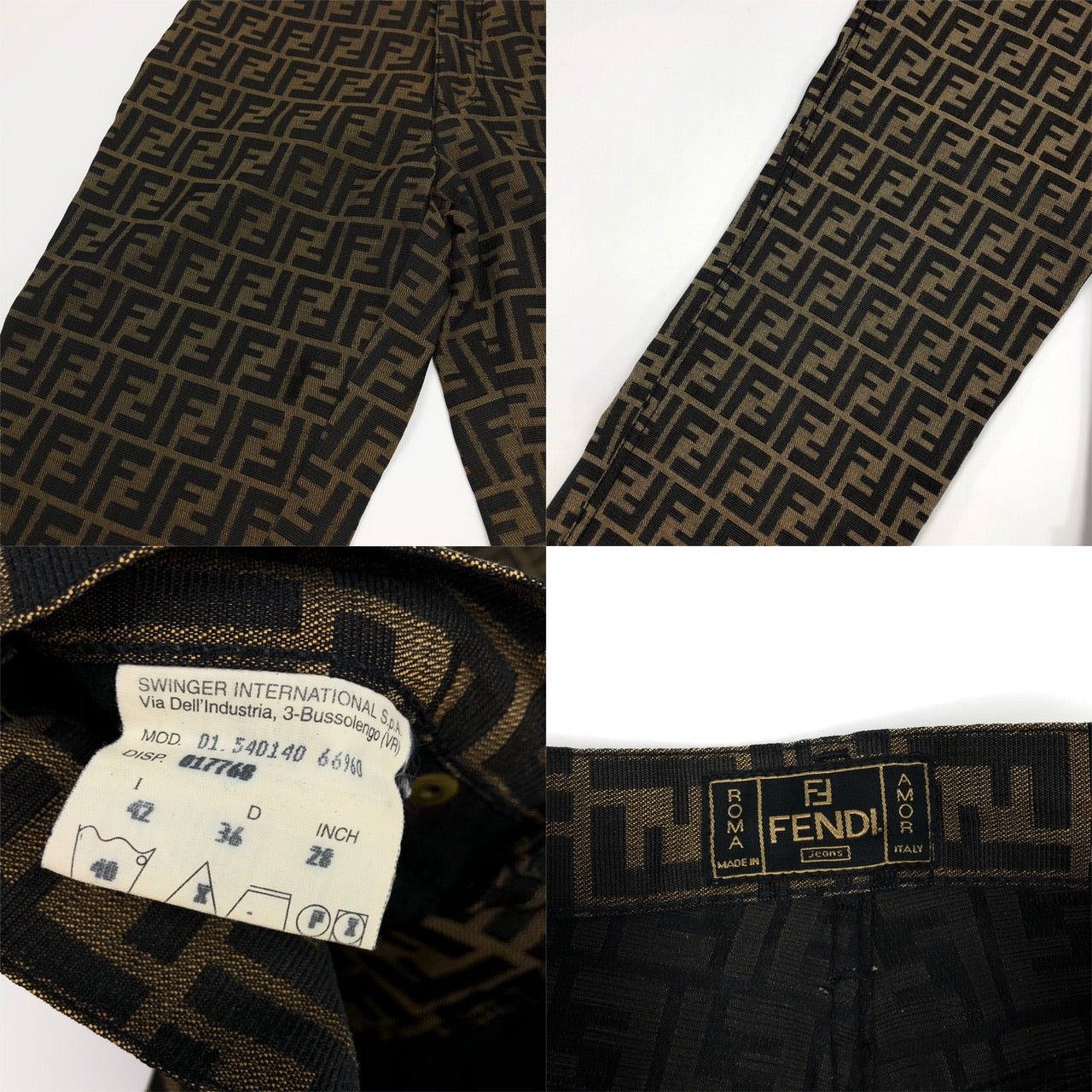 FENDI ZUCCA JEANS