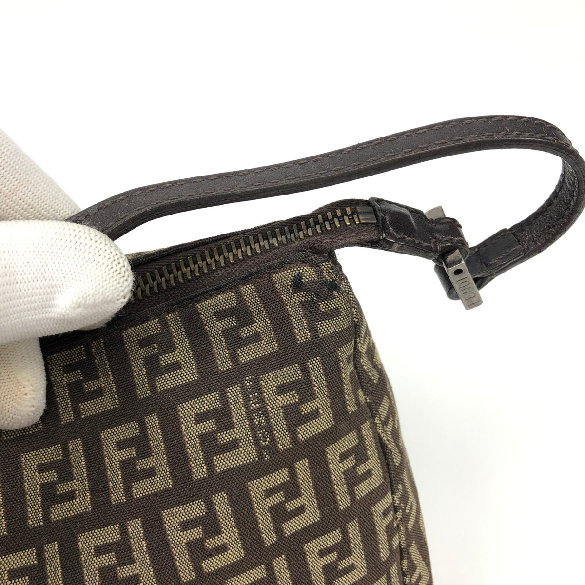 FENDI ZUCCA SHOULDER BAG