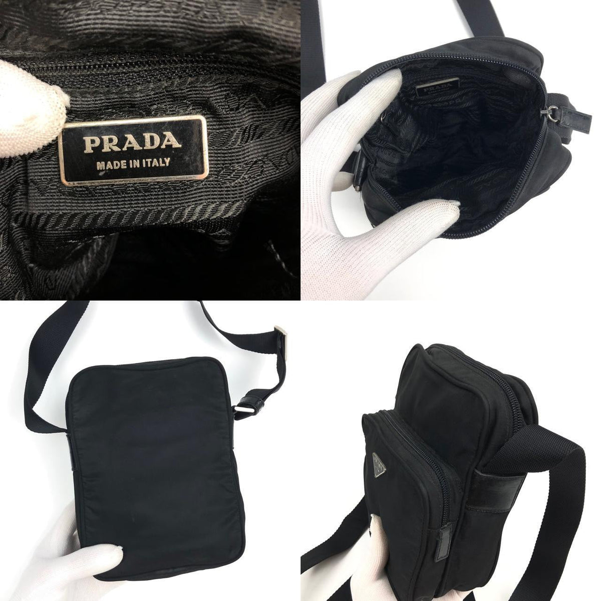 PRADA NYLON CROSSBODY BAG