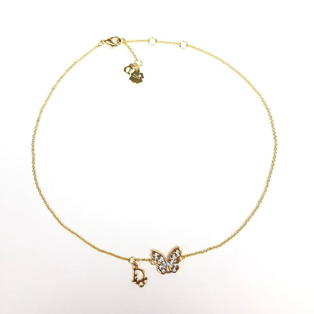 CHRISTIAN DIOR MONOGRAM NECKLACE