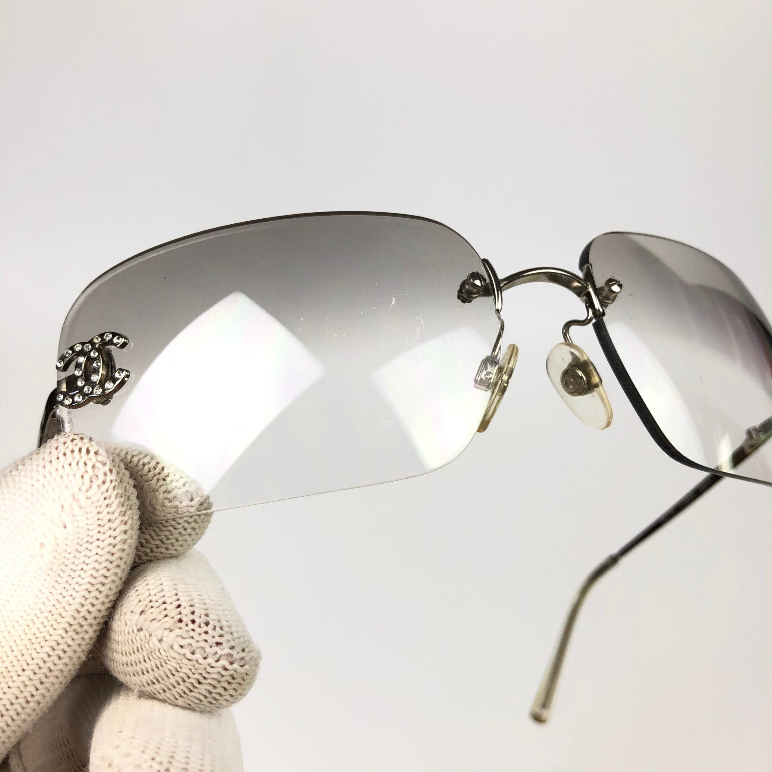 CHANEL RIMLESS SUNGLASSES