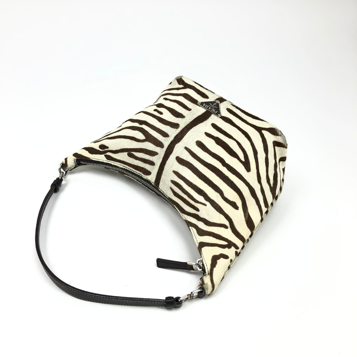 PRADA CALF HAIR SHOULDER BAG