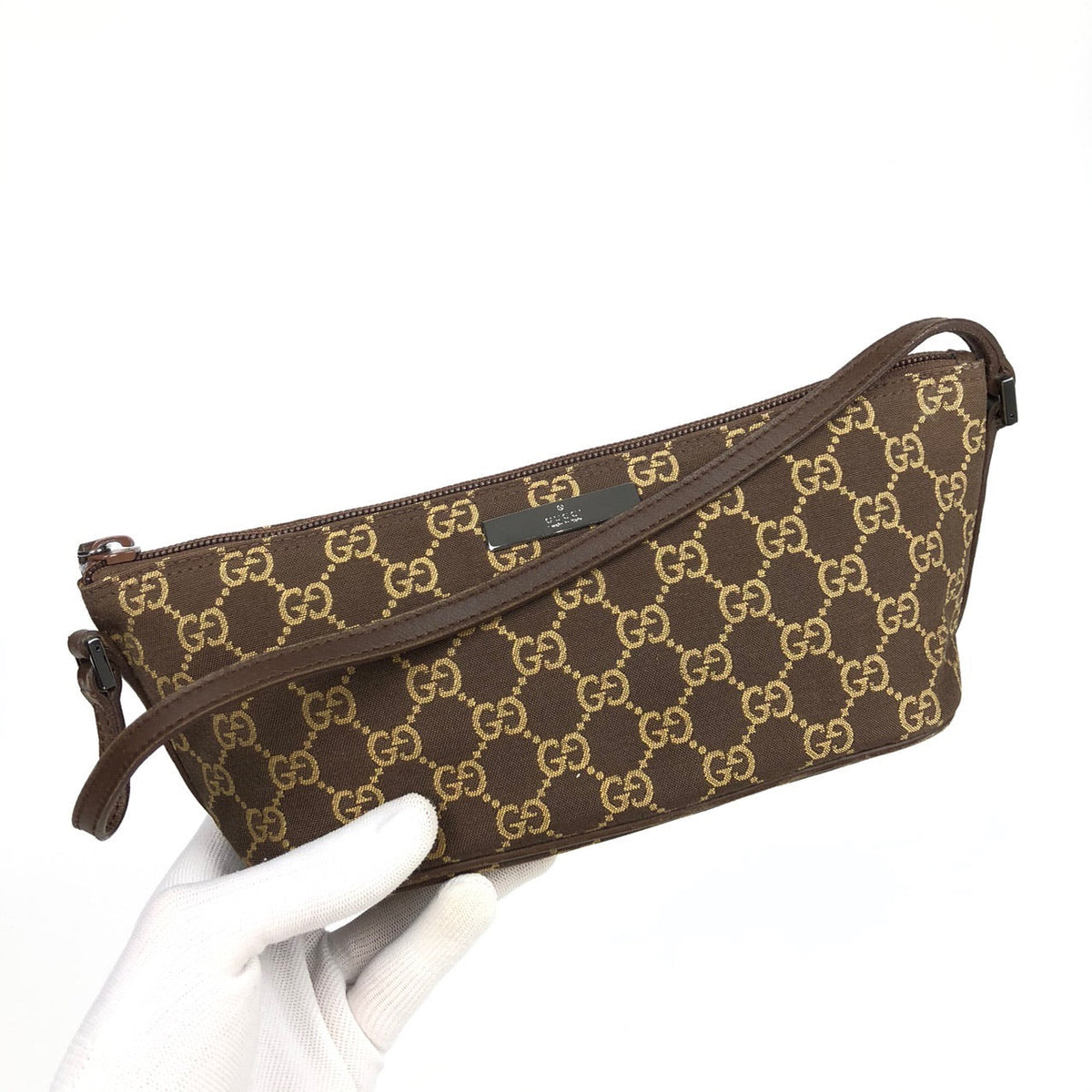 GUCCI MONOGRAM SHOULDER BAG