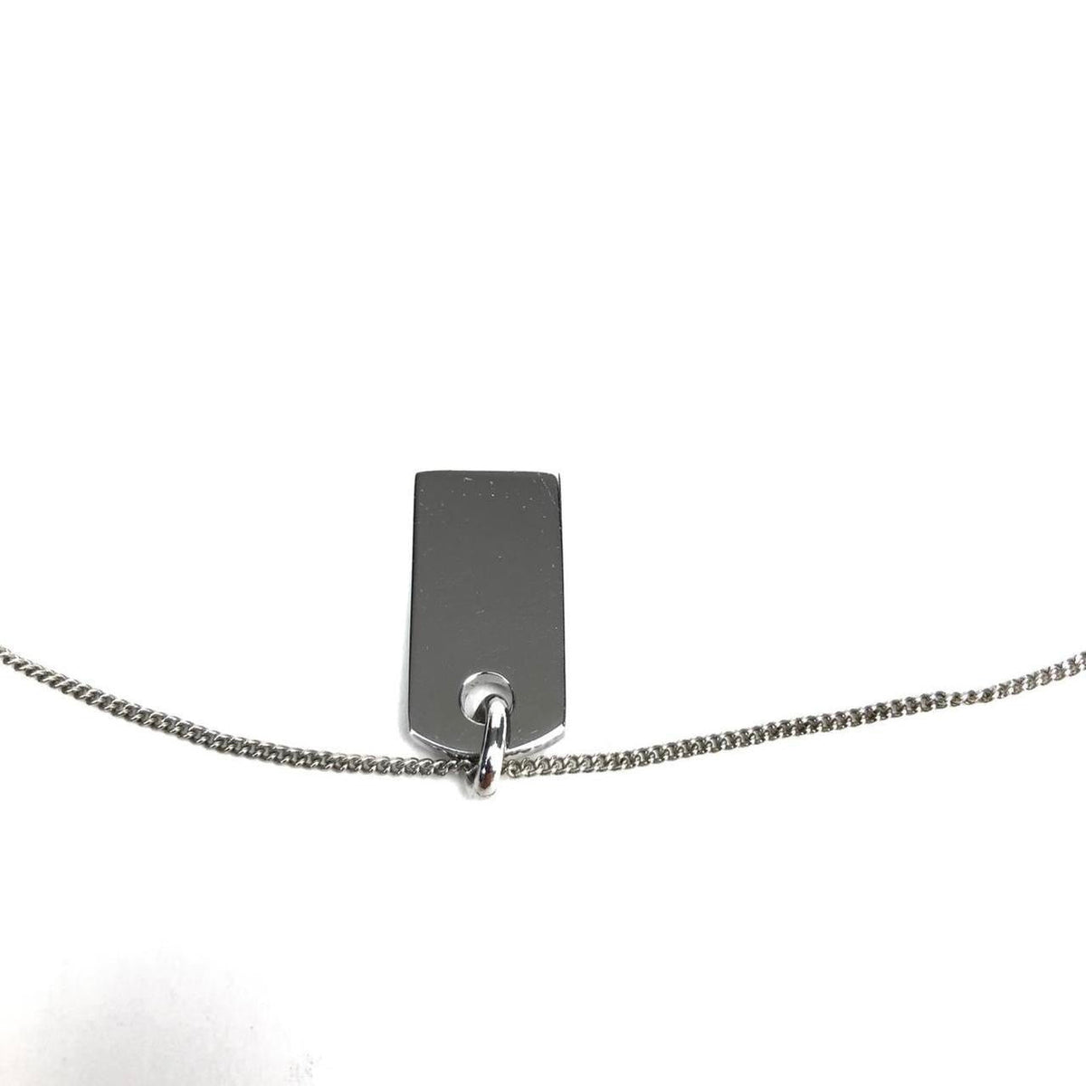 CHRISTIAN DIOR DIAMANTÉ TAG NECKLACE