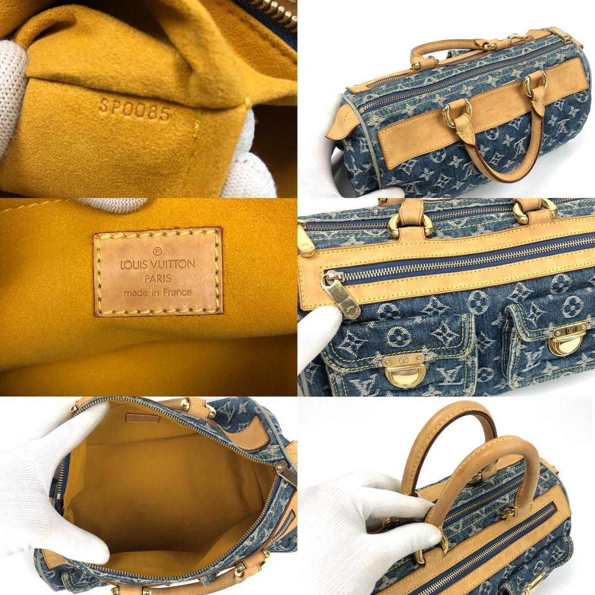 LOUIS VUITTON NEO SPEEDY DENIM BAG