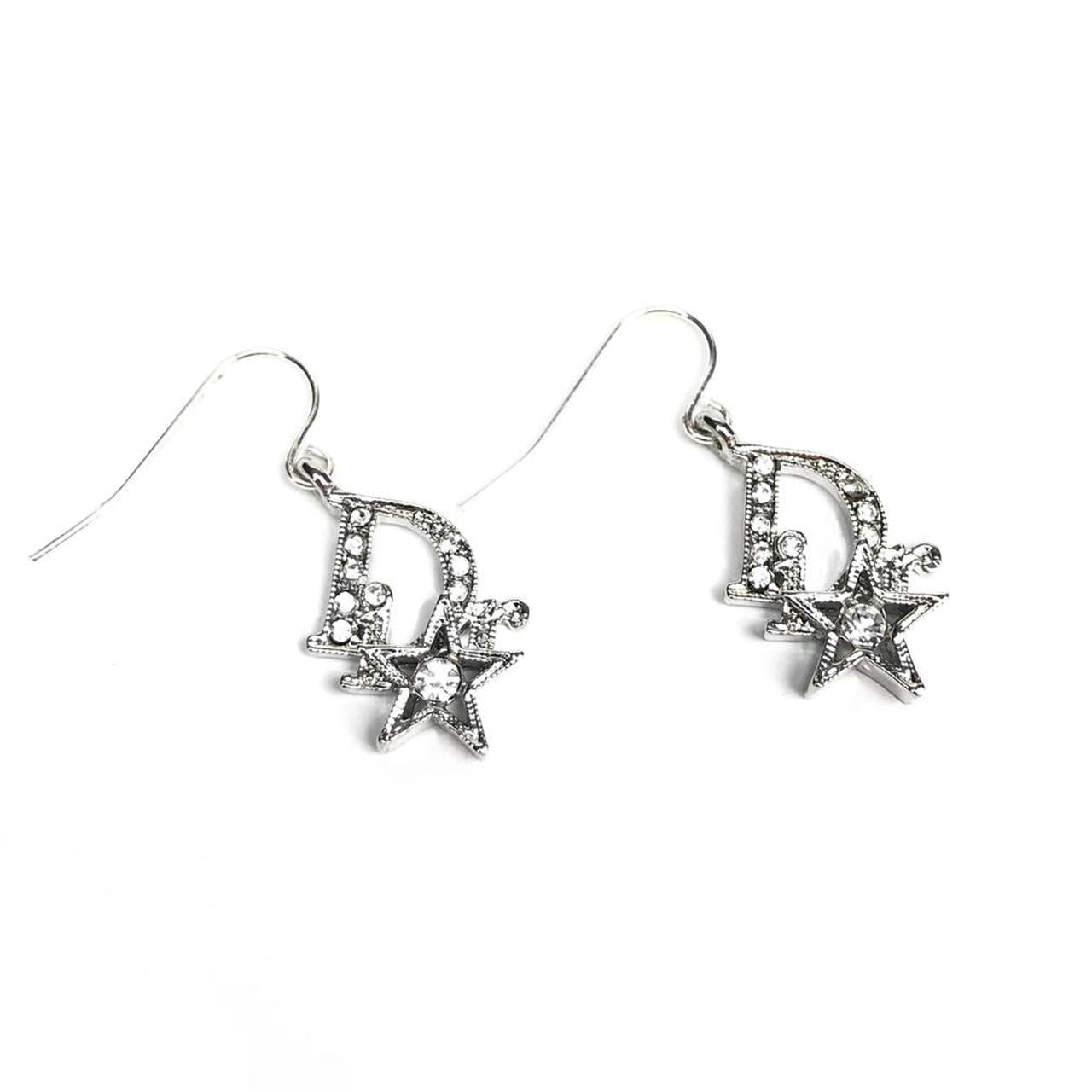 CHRISTIAN DIOR MONOGRAM EARRINGS