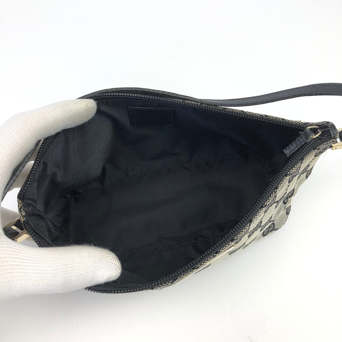 GUCCI MONOGRAM SHOULDER BAG